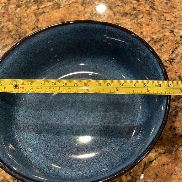 Urban Barn blue black bowl - Fontaine? - Picture 1 of 3
